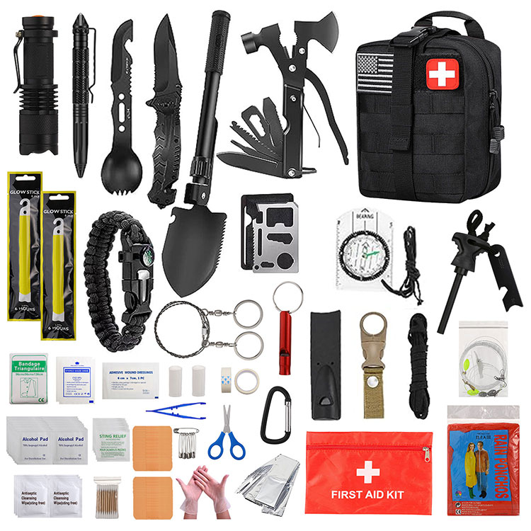 Wat is een outdoor survivalkit?