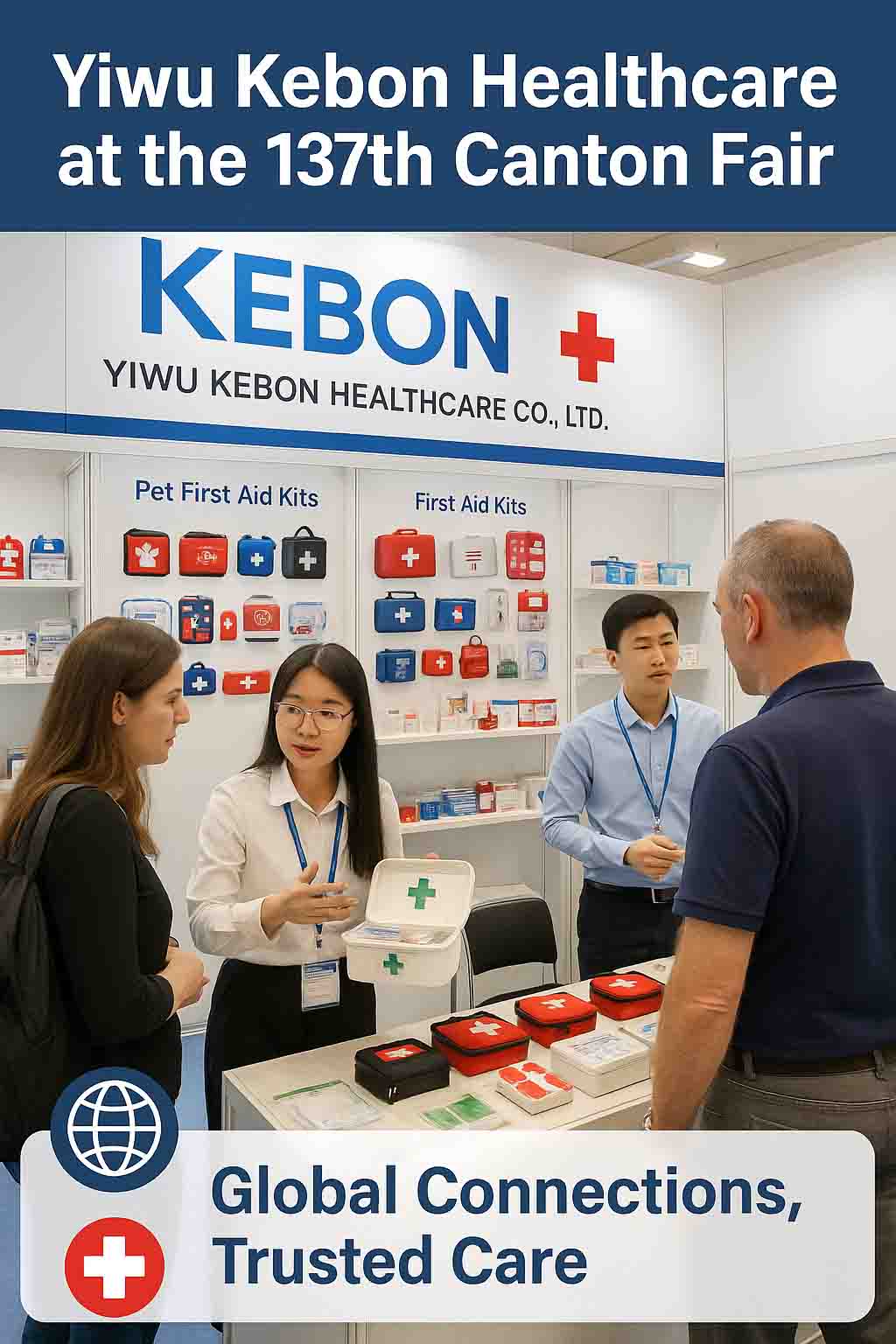 Yiwu Kebon Healthcare schijnt op de 137e Canton Fair, Eyes Global Expansion in Autumn Session