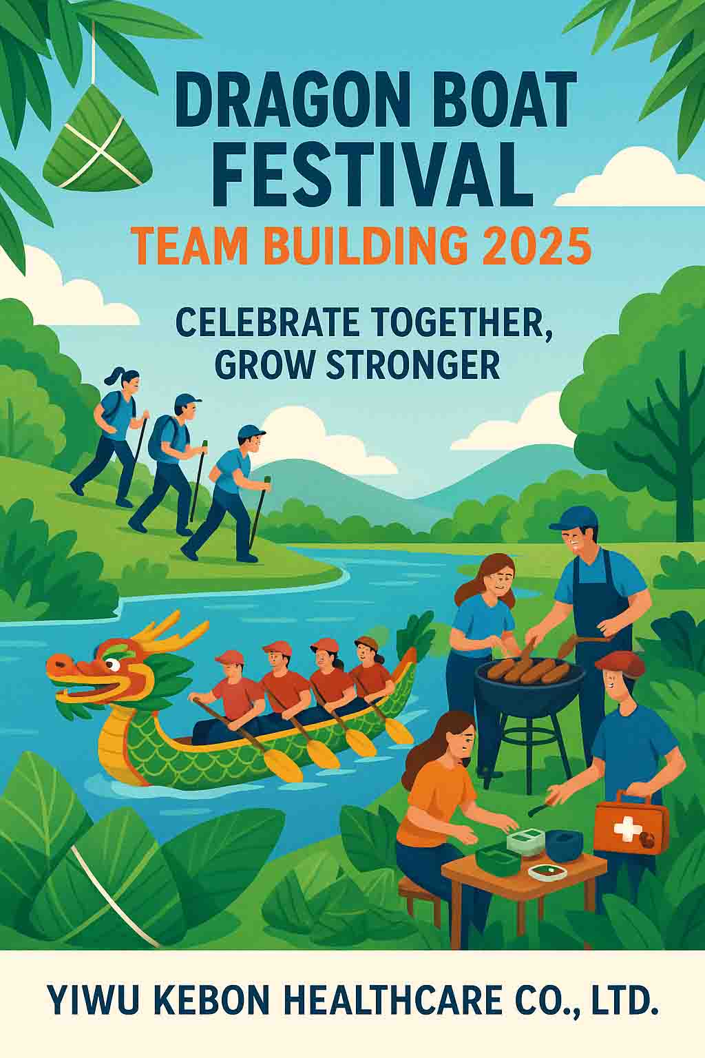 Dragon Boat Festival samen vieren - Team Building with Unity and Vitality bij Kebon Healthcare