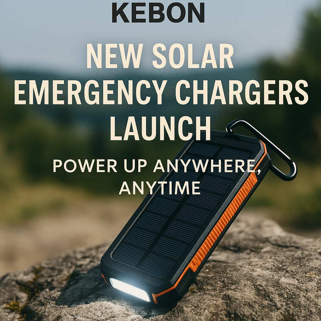 Nieuwe Solar Emergency Chargers lanceren - overal, altijd, altijd