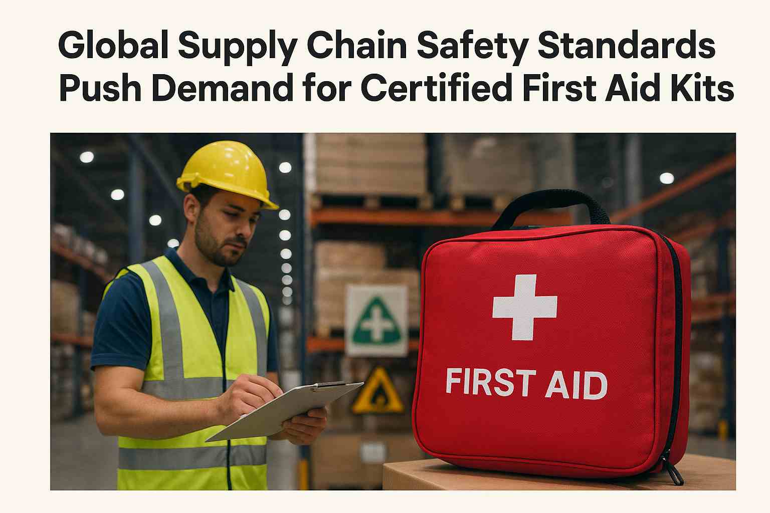 Global Supply Chain Safety Standards push vraag naar gecertificeerde EHBO -kits