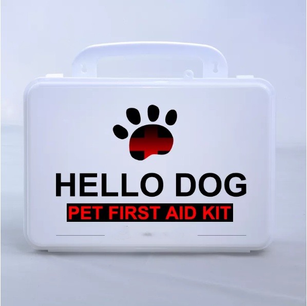 Hond EHBO-kit Box Wit |PP Pet Emergency Kit Case | Leeg of gevuld | OEM/ODM-groothandel