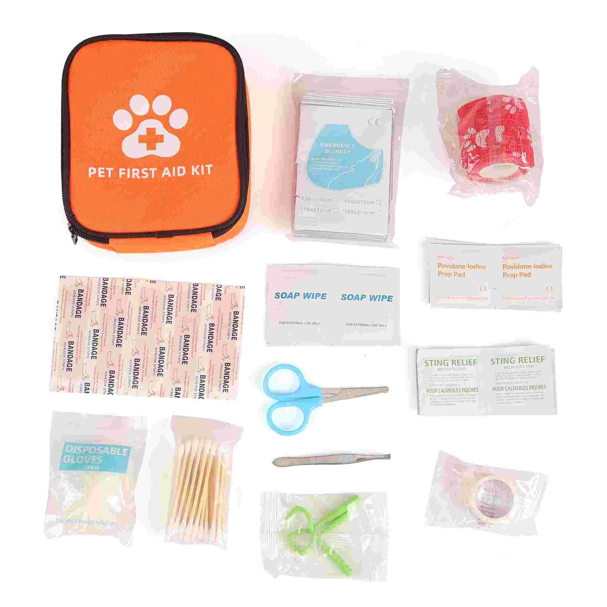 Pet First Aid Kit - Medical Levers van noodsituaties voor honden en katten