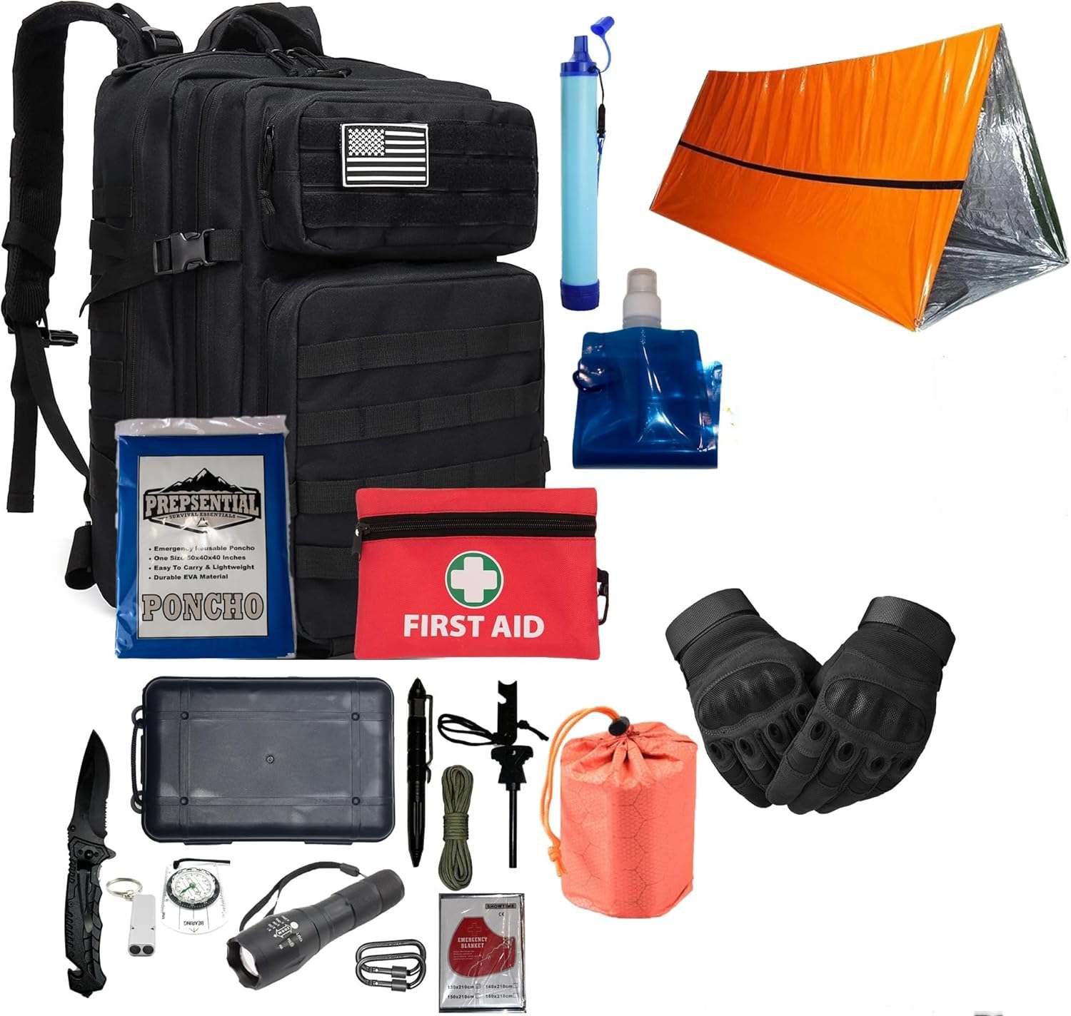 Survival Backpack Klit 72 uur